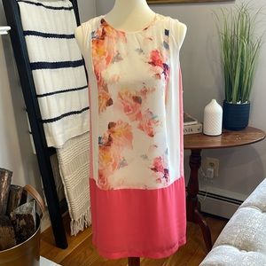 Flower print dress size 8.
